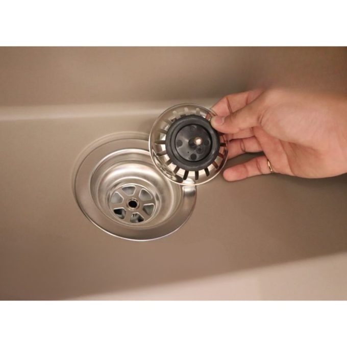Chậu đá Malloca Tortora G-10543 / Màu đất 4 Tortora G-10543 thiết kế rổ lọc rác tiện lợi