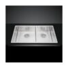 Chậu rửa bát inox 2 hố Malloca MS 6065 2 Chậu Rửa bát Malloca MS 6065