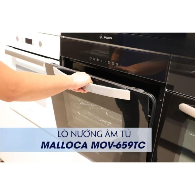 Lò nướng âm tủ Malloca MOV-659TC 3 MOV-659TC tay cầm chắc chắn