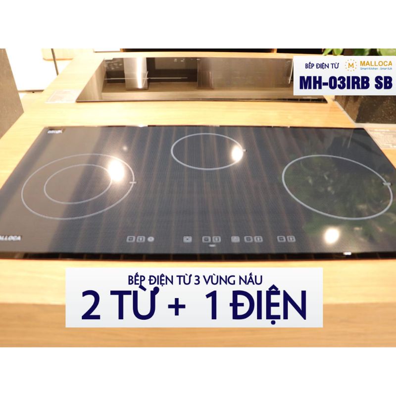 MH-03IRB SB 3 vùng nấu rộng rãi MH-03IRB SB 3 vùng nấu rộng rãi