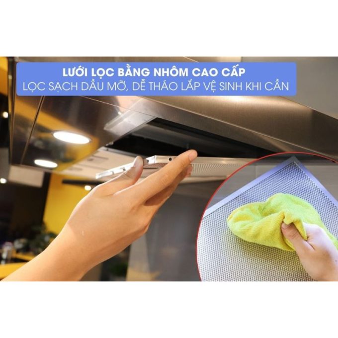 MIN F-205 dễ dàng vệ sinh