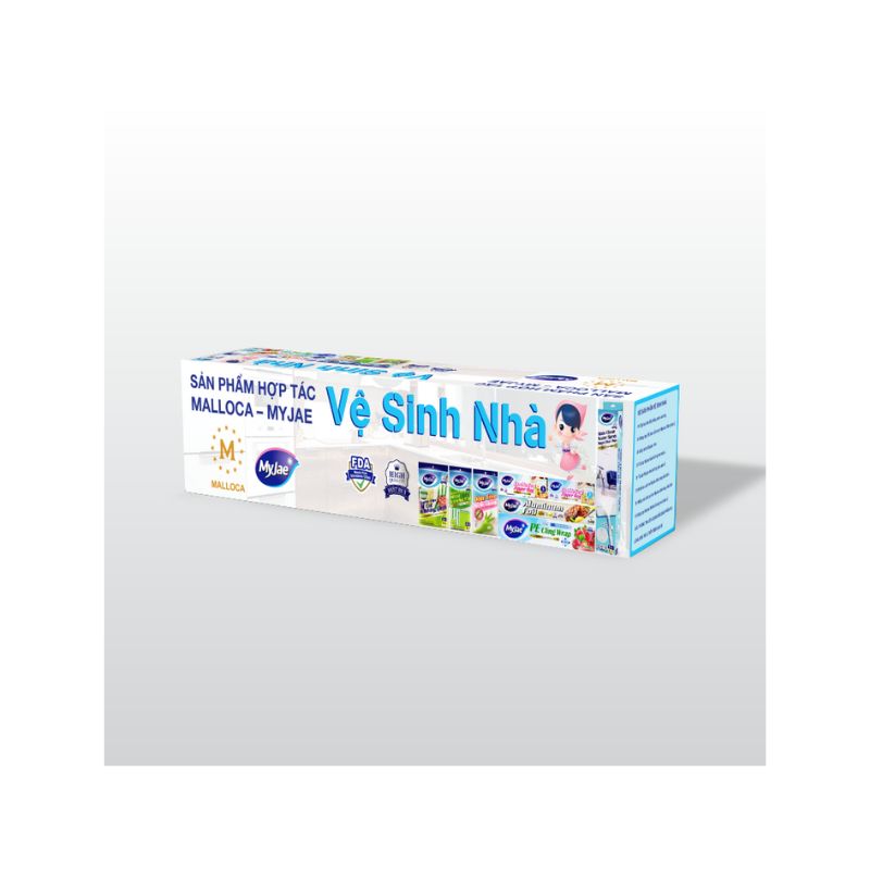 Bộ sản phẩm vệ sinh nhà Malloca Bộ sản phẩm vệ sinh nhà Malloca