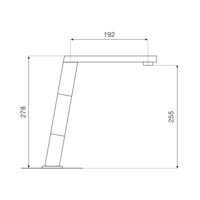 Kích thước vòi rửa bát nóng lạnh Malloca K131CR