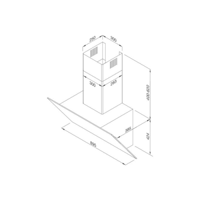 Thiết kế của Máy hút mùi Malloca MC 9086HS