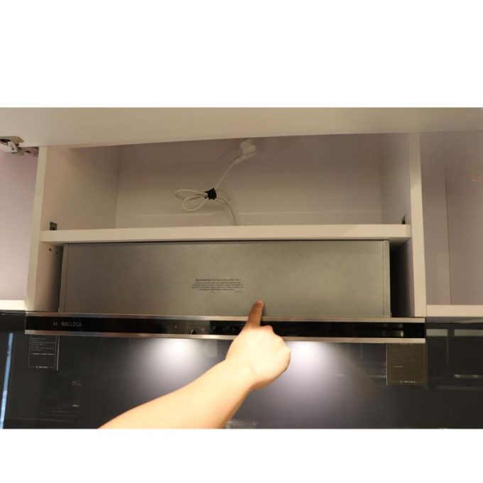 Máy hút mùi âm tủ 60cm Malloca K1506 TC - Nhập khẩu Châu Âu 6 K1506 TC bụng bếp giấu gọn