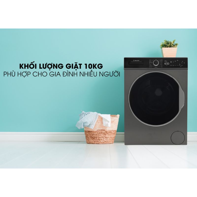 MWM-T1510BL Khối lượng giặt 10kg thoải mái MWM-T1510BL Khối lượng giặt 10kg thoải mái