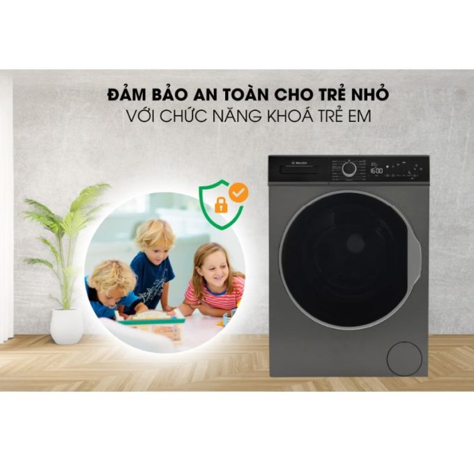 Máy giặt quần áo Malloca MWM-T1510BL 3 MWM-T1510BL Trang bị khóa trẻ em an toàn