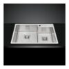 Chậu rửa bát inox 2 hố Malloca MS 620T 2 Chậu rửa bát Malloca MS 620T