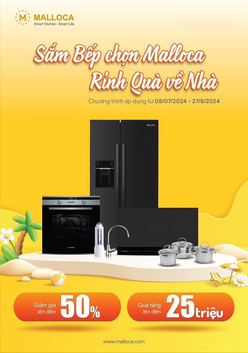 Sắm bếp cùng Malloca – Rinh quà về nhà
