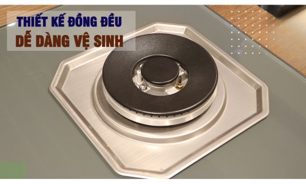 AS 9602DG Bếp gas dễ dàng lau chùi