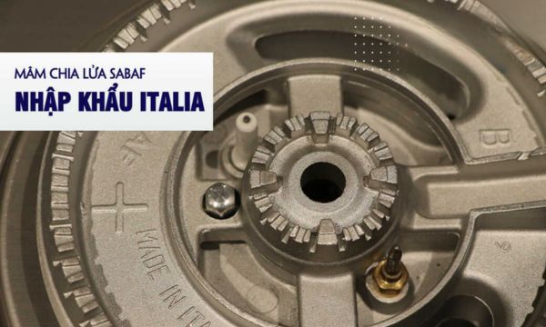 AS 9602DG Tiết kiệm và an toàn với mâm chia lửa Sabaf