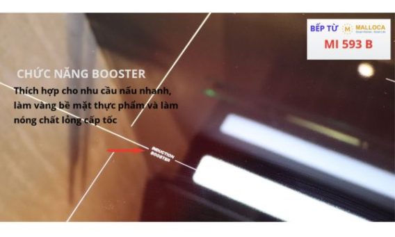 Bếp từ 3 vùng nấu Malloca MI 593B / Nhập khẩu Tây Ban Nha, kính Schott Ceran 6 Chức năng Booster