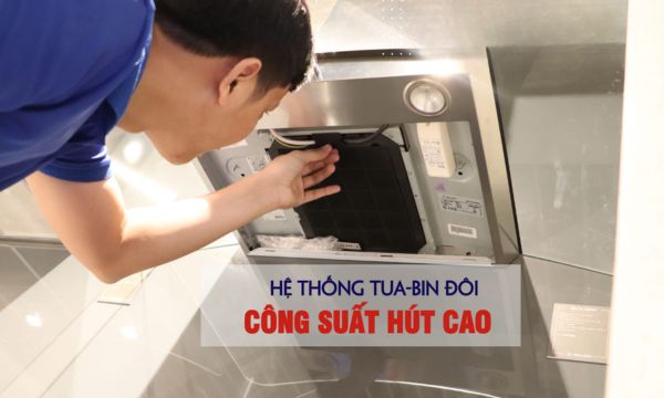 Máy hút mùi áp tường Malloca DELTA-K890V 9 Delta-K890V công suất hút cao