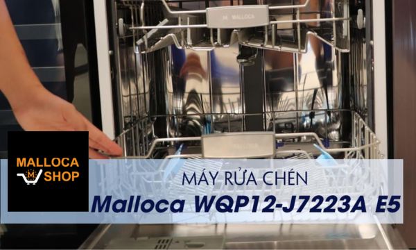 Máy Rửa Chén Đứng Độc Lập Malloca WQP12-J7223A E5 9 Điều chỉnh khay rửa dễ dàng