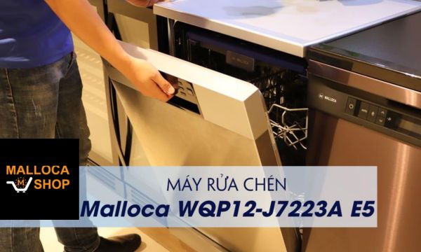 Máy Rửa Chén Đứng Độc Lập Malloca WQP12-J7223A E5 10 Độ ồn thấp, vận hành êm ái