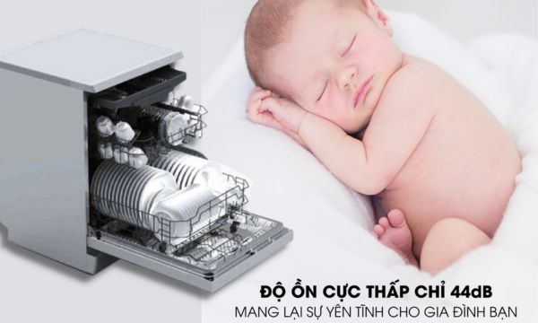 Máy rửa chén âm tủ Malloca WQP12-J7309E E5 10 Độ ồn