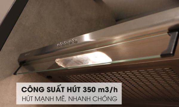 Máy hút mùi cổ điển 70cm Malloca H107 (Thân Inox) 8 H107 công suất hút lớn độ ồn thấp