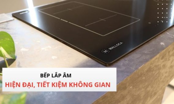Bếp từ 4 vùng nấu Malloca MH 04I BM / Kính Eurokera, dạng xước Metalic kiểu mới 9 Lắp âm bàn vừa đẹp vừa tiết kiệm không gian