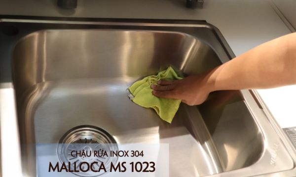 Chậu rửa chén Inox Malloca MS - 1023 12 MS 1023 vệ sinh dễ dàng