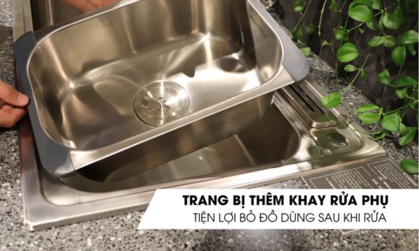 MS 1028D khay rửa phụ dễ dàng tháo lắp