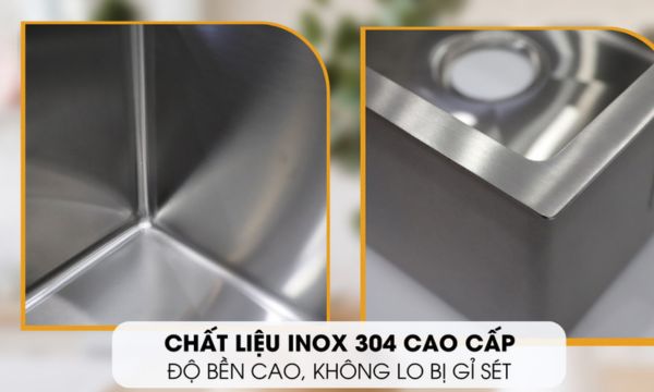 MS 1044 chất liệu inox bền bỉ