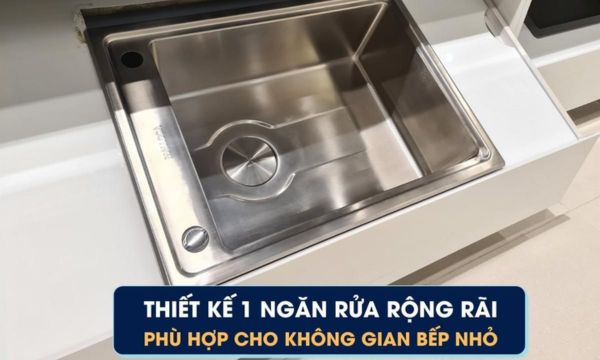 MS 5066W Kiểu dáng 1 ngăn rửa rộng rãi