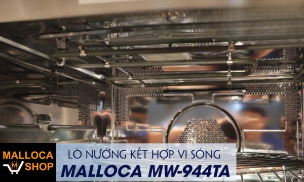 Lò nướng kết hợp lò vi sóng Malloca MW-944TA 13 MW-944TA - 5 chức năng lò vi sóng
