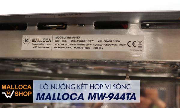 Lò nướng kết hợp lò vi sóng Malloca MW-944TA 14 MW-944TA - công suất lớn