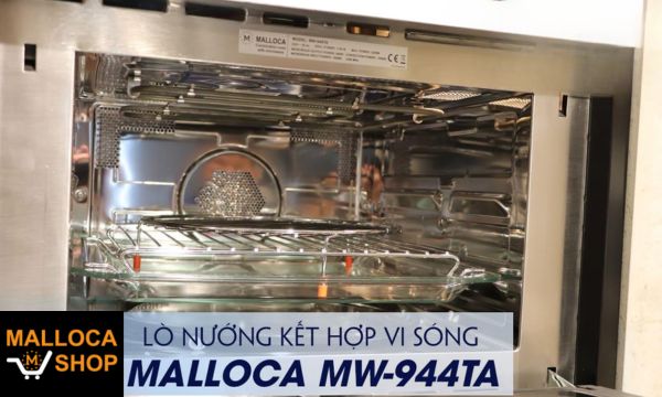 Lò nướng kết hợp lò vi sóng Malloca MW-944TA 10 MW-944TA- khoang lò chắc chắn