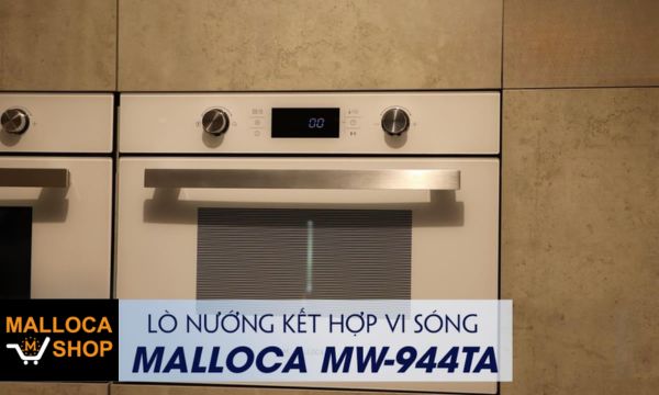 Lò nướng kết hợp lò vi sóng Malloca MW-944TA 8 MW-944TA- thiết kế âm tủ nhỏ gọn