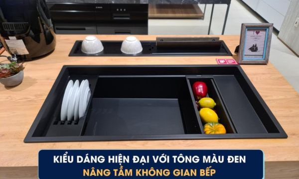 Chậu rửa bát Malloca MYST K86S - MYST K86L 13 MYST K86S - MYST K86L Chậu đá Malloca màu đen