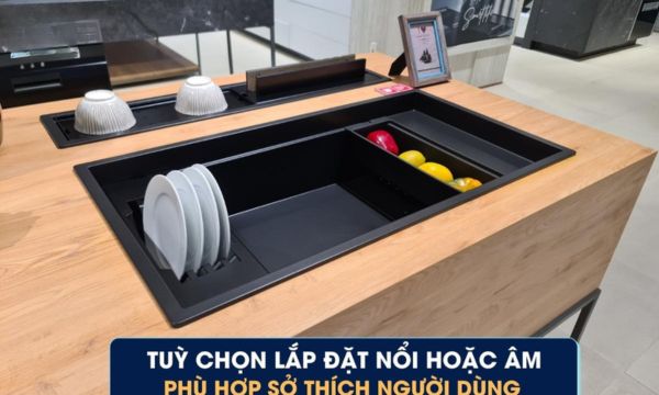 Chậu rửa bát Malloca MYST K86S - MYST K86L 14 MYST K86S - MYST K86L Chậu đá Mallocalắp đặt nổi hoặc âm linh hoạt