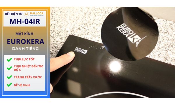 Mặt kính Eurokera thương hiệu Pháp