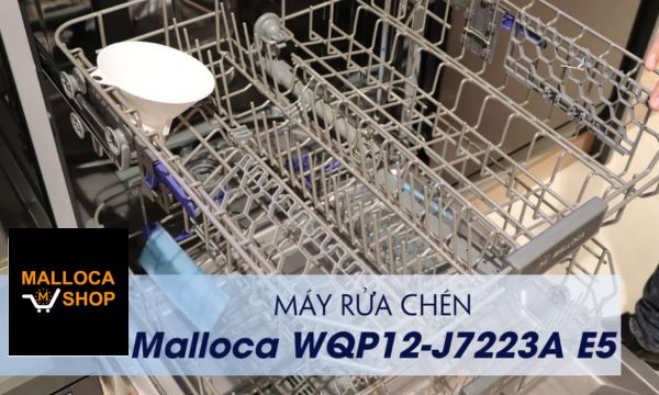Máy Rửa Chén Đứng Độc Lập Malloca WQP12-J7223A E5 8 Sức chứa cao