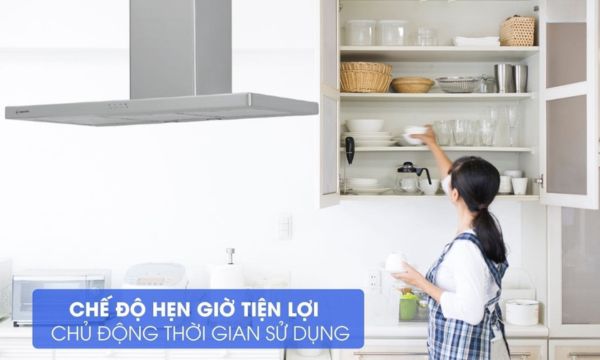 Máy hút mùi Malloca THETA K1520 11 THETA K1520 chế độ hẹn giờ tiện lợi