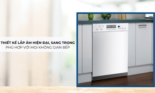 Máy rửa chén âm tủ Malloca WQP12-J7309I 7 WQP12-J7309I - Thiết kế lắp âm hiện đại