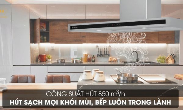 Máy hút mùi áp tường Malloca ZETA K1573 11 Zeta K1573 công suất hút lớn