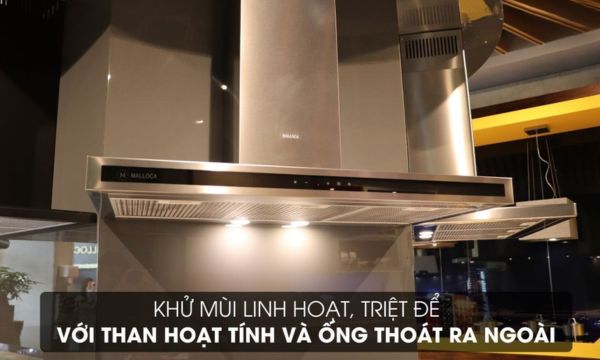 Máy hút mùi áp tường Malloca ZETA K1573 15 Zeta K1573 khử mùi than hoạt tính