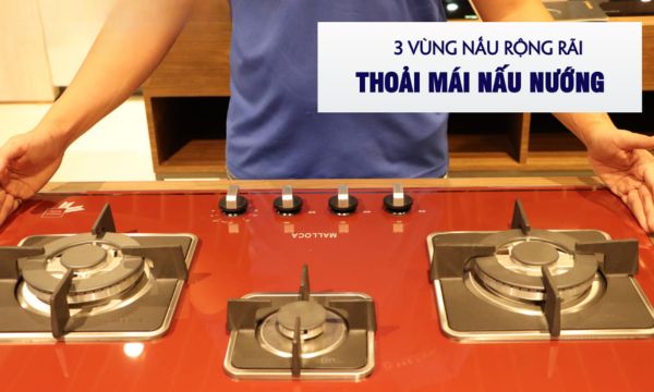 A S 9403R 3 vùng nấu rộng rãi
