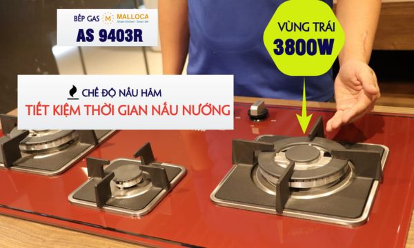A S 9403R vùng bếp trái