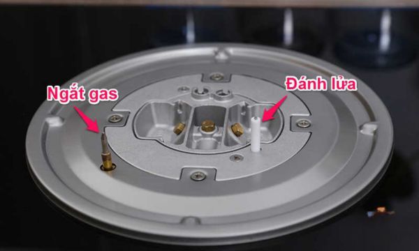 Bếp gas âm 2 vùng nấu Malloca AS 9402B / Màu đen 8 AS 9402B đánh lửa bằng IC siêu nhạy