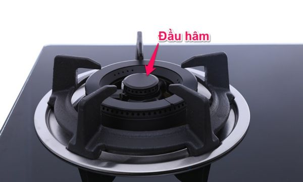 Bếp gas âm 3 vùng nấu Malloca AS 9403B / màu đen 6 AS 9403B đầu hâm tiện lợi