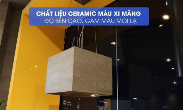Máy hút mùi đảo Malloca CONCRETE K-400 6 Concrete K-400 chất liệu ceramic