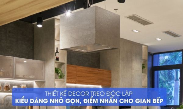 Máy hút mùi đảo Malloca CONCRETE K-400 8 Concrete K-400 thiết kế treo độc lập