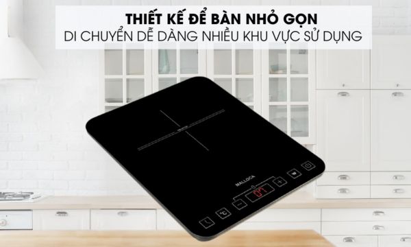 Bếp từ đơn Malloca MCT-K68 / Kính Virtro Ceramic 5 MCT-K68 thiết kế để bàn nhỏ gọn