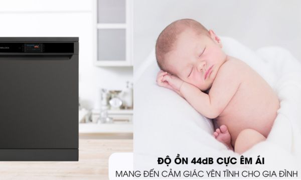 MDW10-BS10TFT Độ ồn 44dB hoạt động êm ái