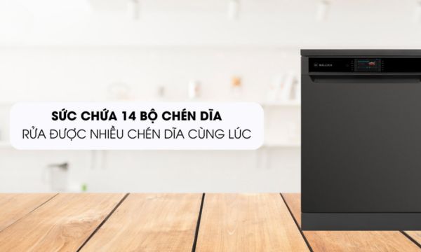 MDW10-BS10TFT Sức chứa 14 bộ chén dĩa tiêu chuẩn Châu Âu