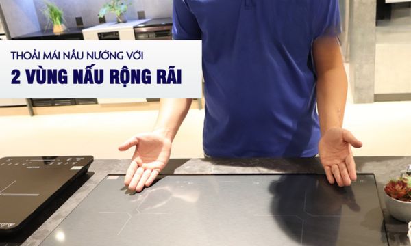 Bếp từ 2 vùng nấu Malloca MH-02IS / Kính Eurokera, dạng xước Metallic kiểu mới 9 MH-02IS 2 vùng nấu rộng rãi