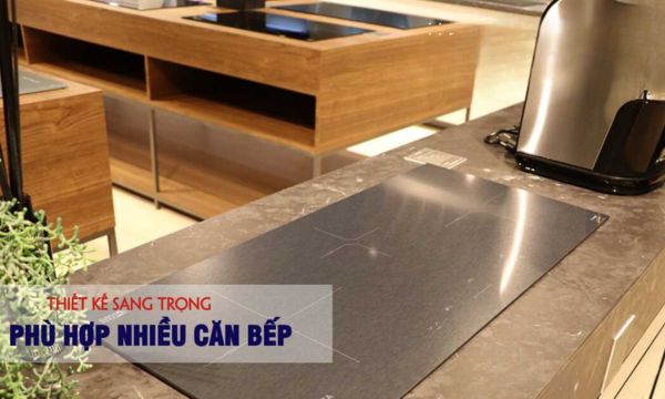 Bếp từ 3 vùng nấu Malloca MH-03IS / Kính Eurokera, dạng xước Metallic kiểu mới 7 MH-03IS màu sắc sang trọng