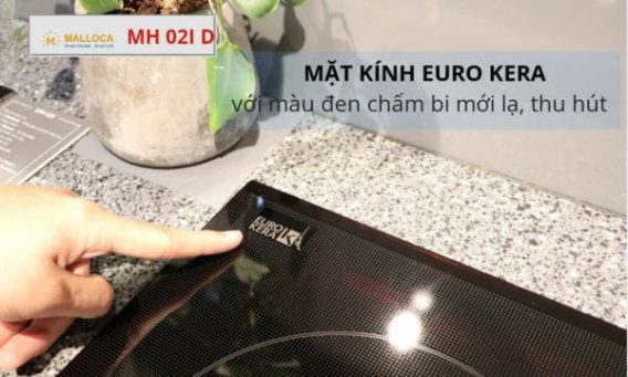 MH-2I D mặt kính euro kera chấm bi